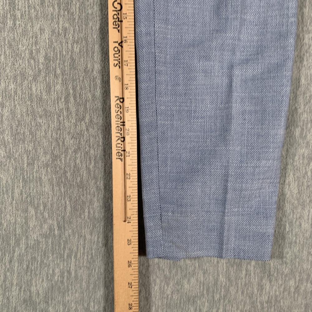 Talbots Pants Womens 2P Petite Light Blue Hampshire Ankle Pant Textured Office - Picture 10 of 12